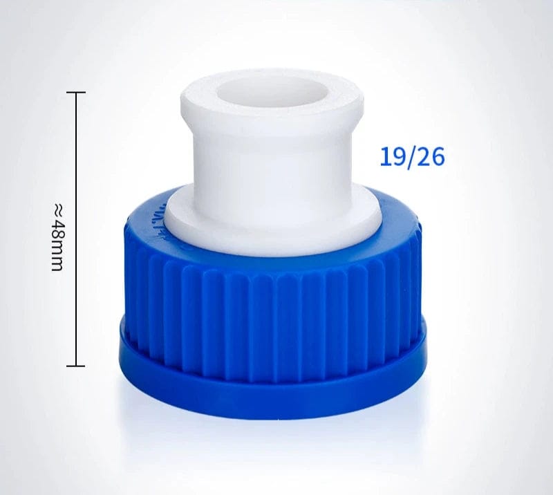 GL45 Screw cap with PTFE joint adapter