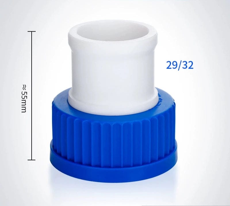 GL45 Screw cap with PTFE joint adapter