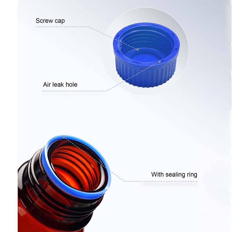 GL45 Screw top bottle, Clear Glass Reagent Bottle, 100 ml to 20000 ml