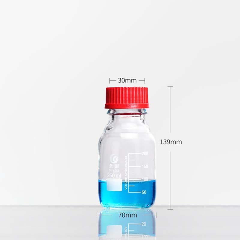 GL45 Screw top bottle, Clear Glass Reagent Bottle, 100 ml to 20000 ml
