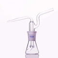Glass wash bottle, capacity 250 to 1.000 ml