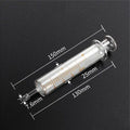 Glass Syringe with Scale, 25 to120 ml, 7.6mm Large Outlet for Tubing Connection