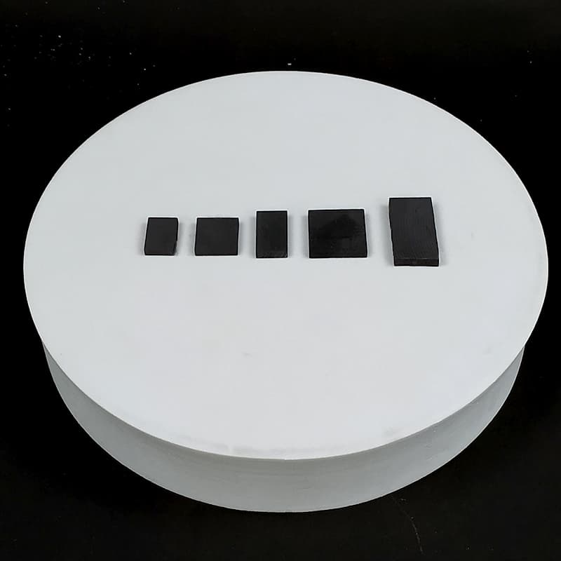 Glassy carbon sheet for electrochemical electrodes, Thickness 3 mm