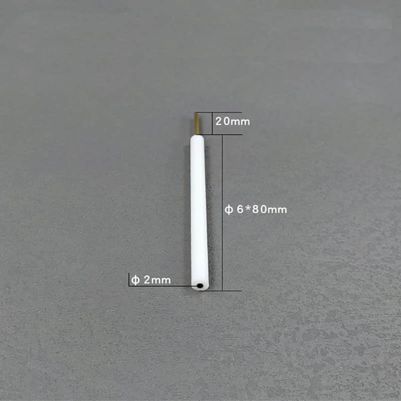 Glassy carbon disc working electrodes with PTFE rod