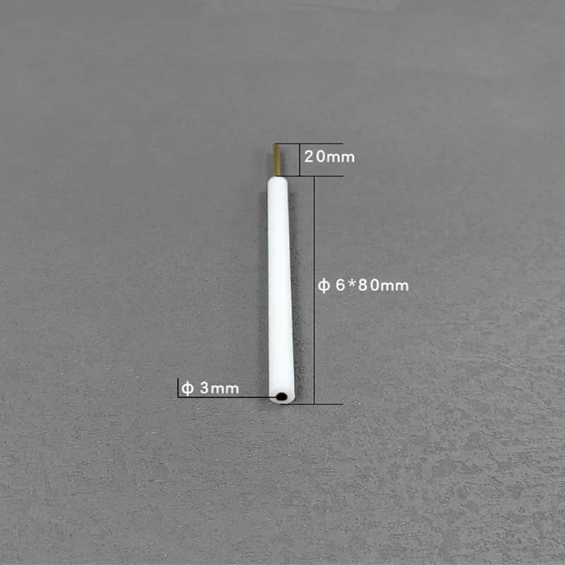 Glassy carbon disc working electrodes with PTFE rod
