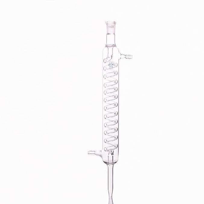Graham condenser with socket joint, length 200 mm to 400 mm.