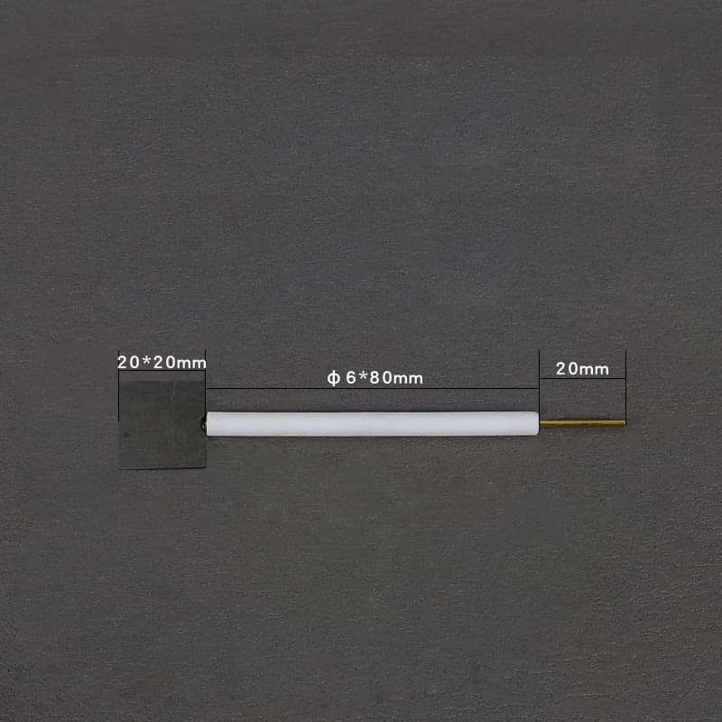 Graphite plate working electrodes with PTFE rod