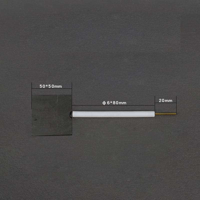 Graphite plate working electrodes with PTFE rod