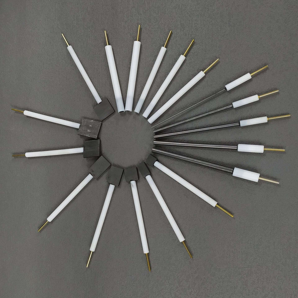 Graphite rod working electrodes with PTFE rod