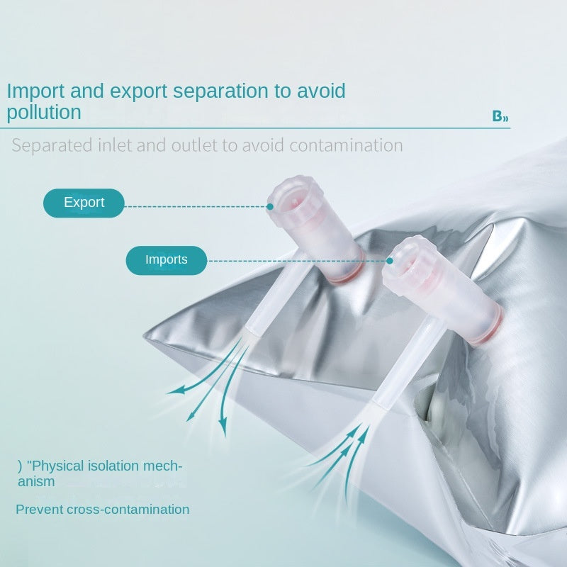 Biological Gas Sampling Bags with Single/Double Valve Aluminum Foil 6*8cm Size Customizable Support