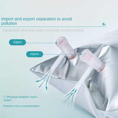 Biological Gas Sampling Bags with Single/Double Valve Aluminum Foil 6*8cm Size Customizable Support