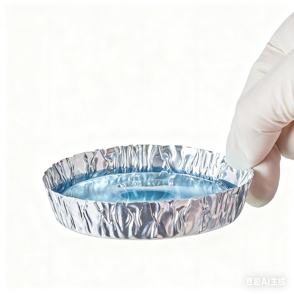Laboratory Factory Aluminum Foil Weighing Dish with Handle S M L Size Sampling Customized OEM Suppor