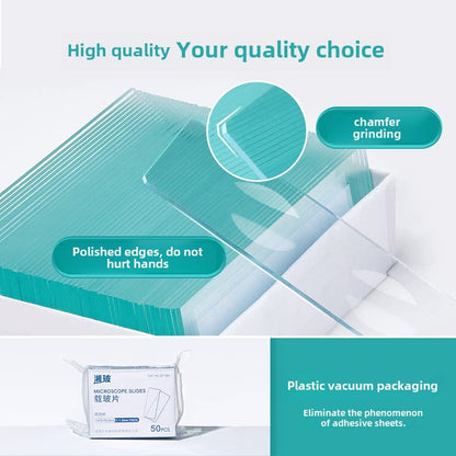 Cover Glass Slide Pathological Grade Adhesive Ultra-clear High-definition Specimen Staining Single/d