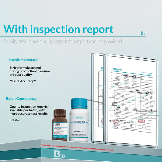 Bio Brain-Hartia Extract Broth (BHI) Fermentation Tube Reagent Laboratory Microbial Culture Medium