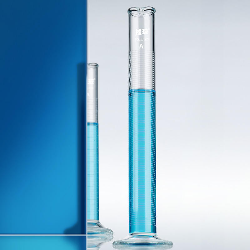 High Precision 5-2000mL Glass Measuring Cylinder Hexagonal Base for Laboratory Use OEM Customizable