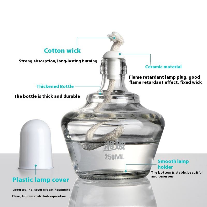 Stainless Steel Alcohol Lamp With Safety Wick Cap And Tripod Customizable Oem Explosion-proof Heatin
