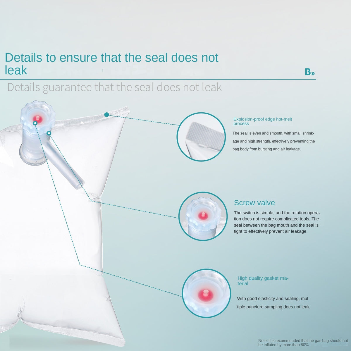 Biological PP Material Gas Production & Sampling Bags Non-Methane Total Hydrocarbon 1,3,5,10L China