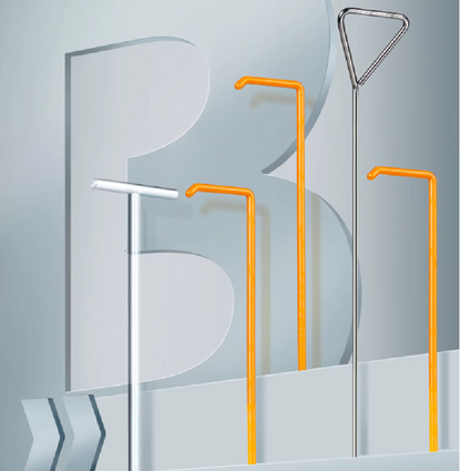 Biological Glass/stainless Steel/disposable Sterile Plastic Spreading Rods/spreader/scraper, L-shape