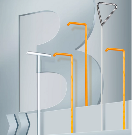 Biological Glass/stainless Steel/disposable Sterile Plastic Spreading Rods/spreader/scraper, L-shape