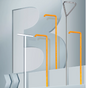 Biological Glass/stainless Steel/disposable Sterile Plastic Spreading Rods/spreader/scraper, L-shape
