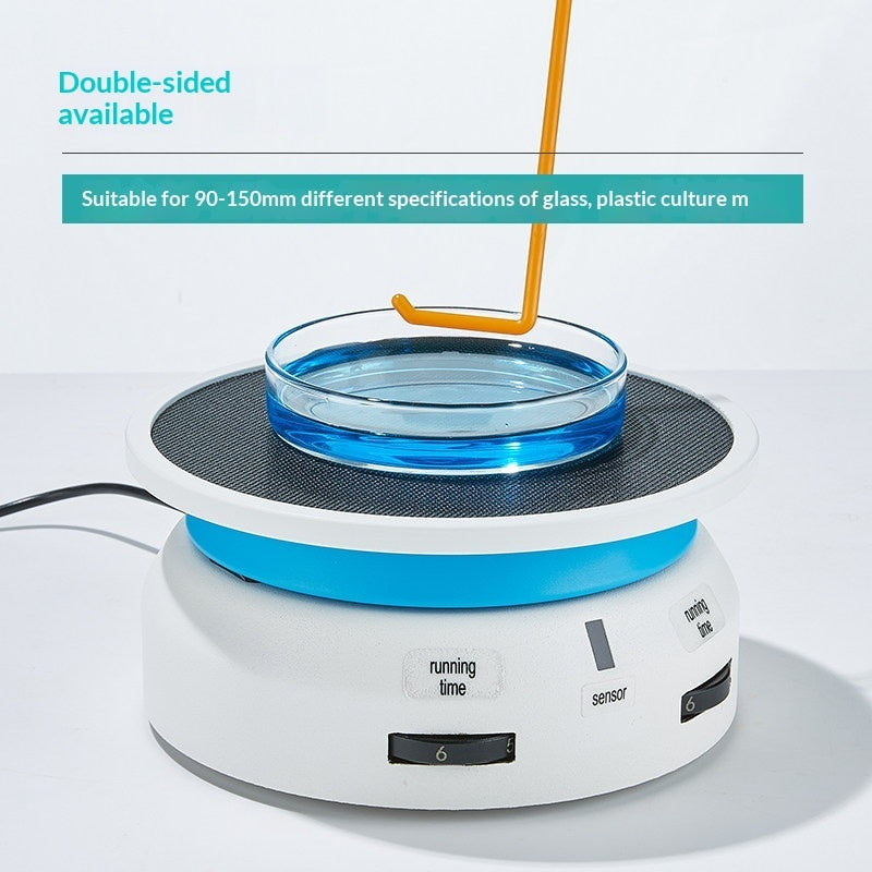 Manual Automated Spreader Can Coat Bacterial Culture Dishes Microbial Culture Media Double-sided Rot