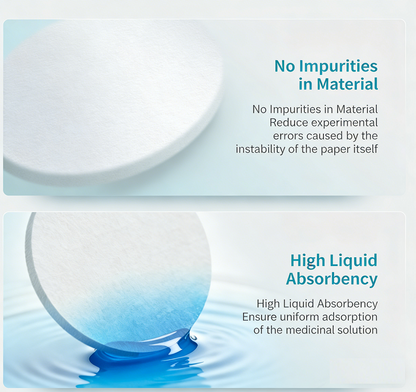 Blank Antibiotic Sensitivity Discs for Antibacterial Susceptibility Testing