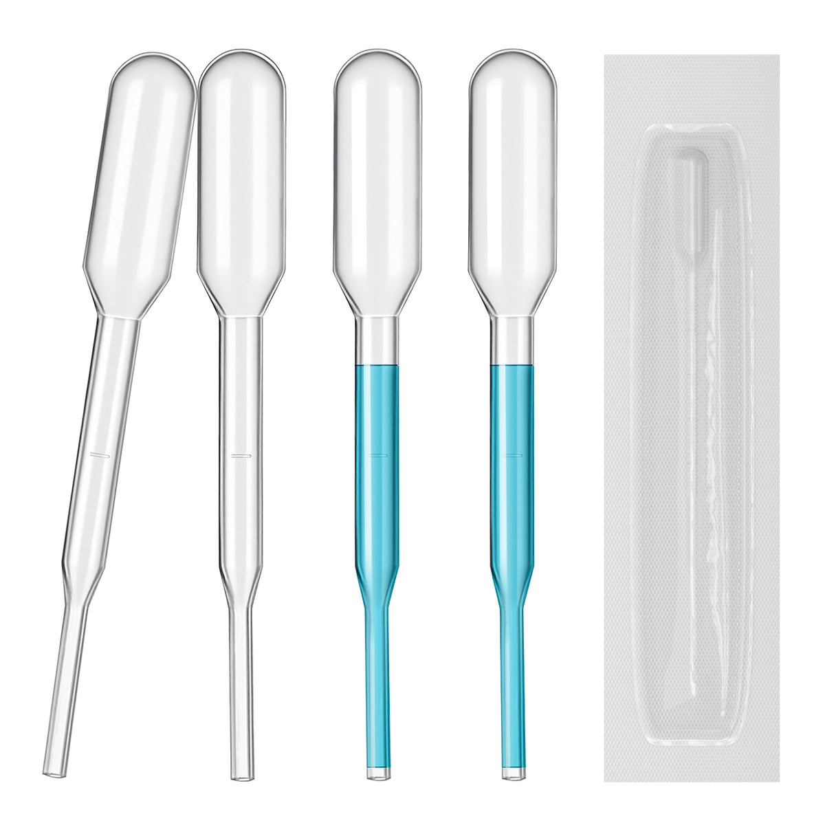 Lab 1-10ml Independent Sterile Transferring Pipette Disposable Plastic Dropper Sterile Pasteur Pipet