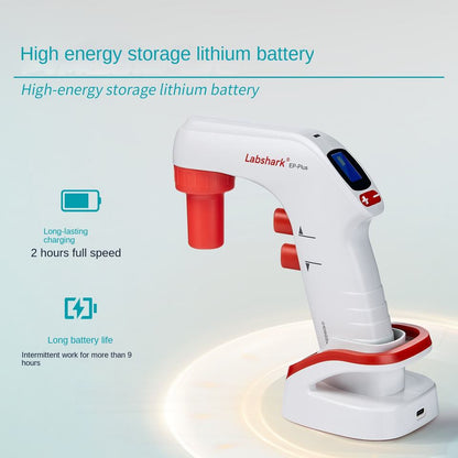 Laboratory Electric Suction Aid Plastic Ep-plus 1 Model Large Capacity Digital Display Speed Regulat