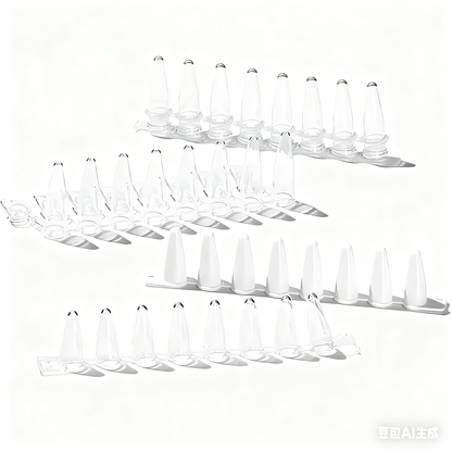 Bio 8-well PCR Tube 0.1/0.2/0.5ml High-Temperature Resistant Fluorescent Quantitative Centrifuge Fla