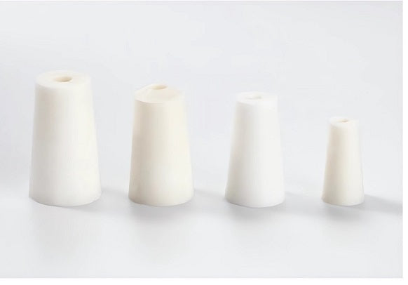 Silicone Stopper with Frit/core for Erlenmeyer Flask, Glass test Tube, Volumetric Flask in Laborator