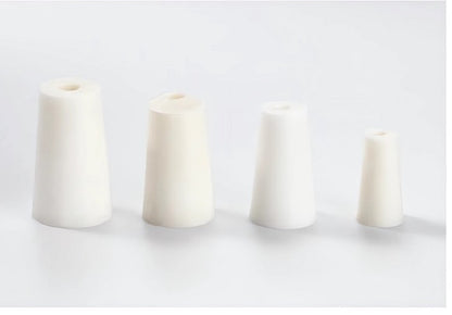 Silicone Stopper with Frit/core for Erlenmeyer Flask, Glass test Tube, Volumetric Flask in Laborator