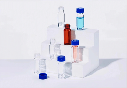 High Recovery Integrated Glass Sample Vials 300ul 2ml Transparent Brown Cone Bottom Bottle For Labor
