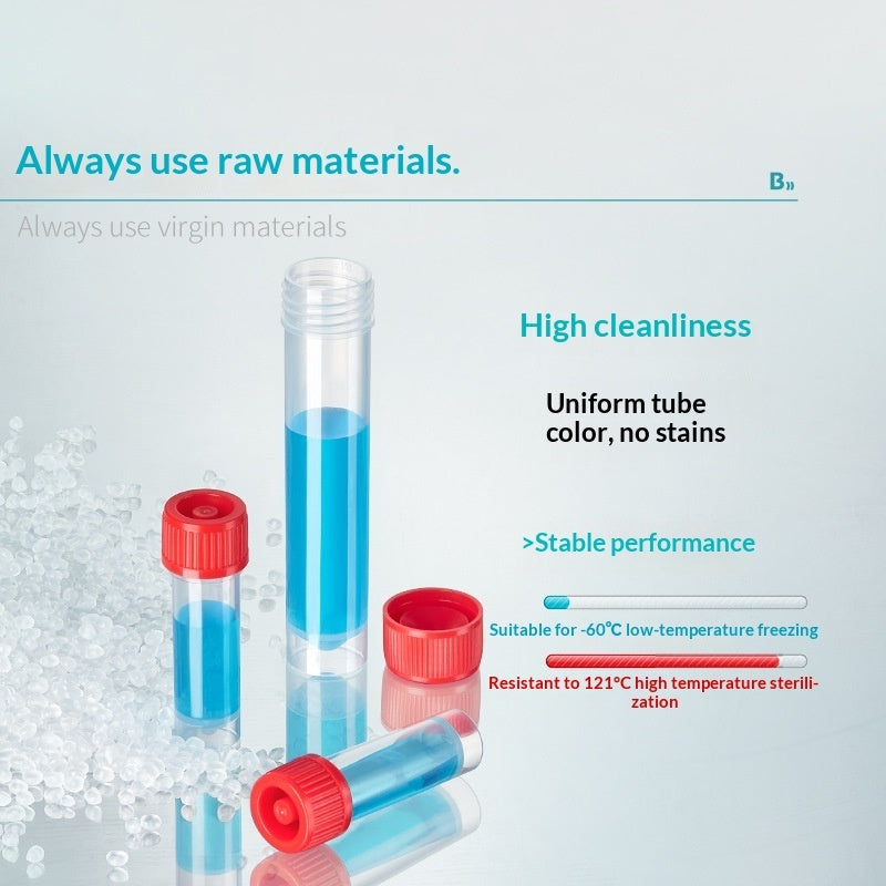 Biological Virus Sampling Tube Disposable Swab Sterile 50ml Flat Bottom Can Be Vertical Containing C