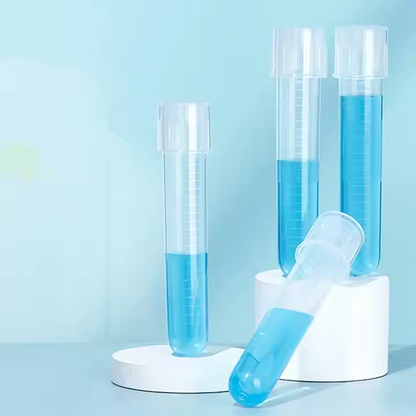 Individual Wrapped 12ml Plastic Cell Culture Tube Sterile Dual Position Lid Lab Supply Product