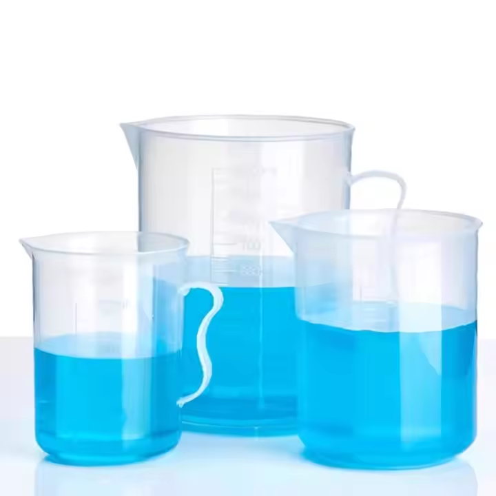 50ml 500ml Lab and Kitchen Use Plastic Measuring Cup PP Plastic Beaker