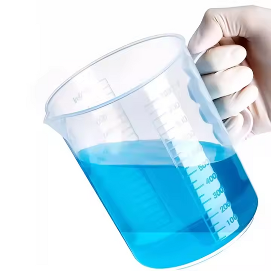 50ml 500ml Lab and Kitchen Use Plastic Measuring Cup PP Plastic Beaker