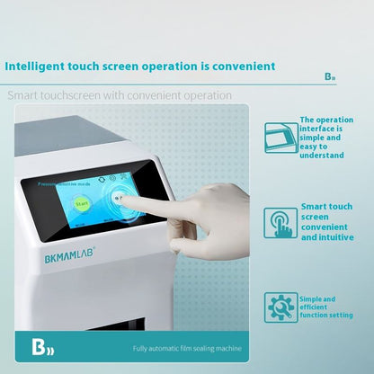 Factory Intelligent Touch Screen Full-automatic Film Sealing Instrument Low Noise Multi-mode Roller 
