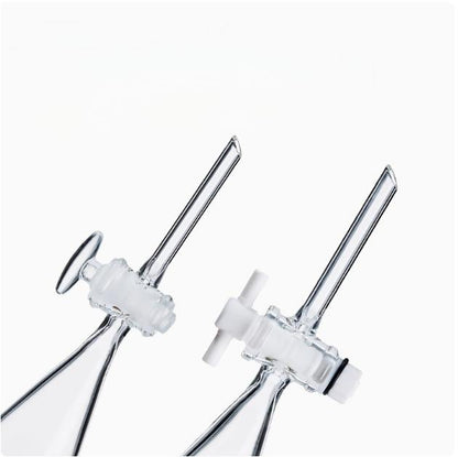 60ml-250ml Polytetrafluoroethylene Glass Piston Separatory Funnel Oil Separation Dispenser For Labor