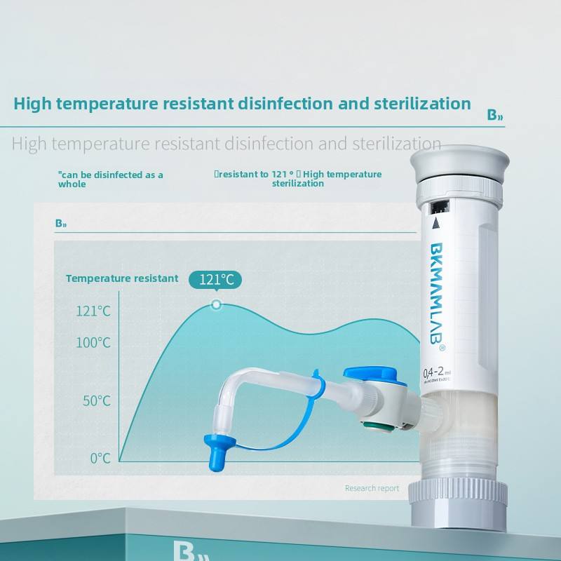 Biological Bottle Mouth Pipette Dispenser Quantitative Pipetting Manual Adjustable Experimental High