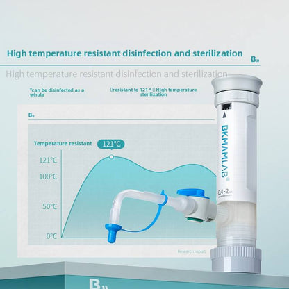 Biological Bottle Mouth Pipette Dispenser Quantitative Pipetting Manual Adjustable Experimental High