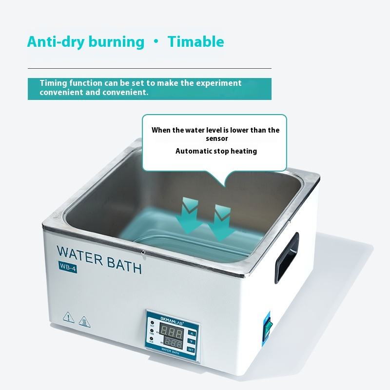 Stainless Steel Laboratory Thermostatic Devices Double Four-Hole Anti-Dry Burning Biological Electri