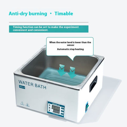 Stainless Steel Laboratory Thermostatic Devices Double Four-Hole Anti-Dry Burning Biological Electri
