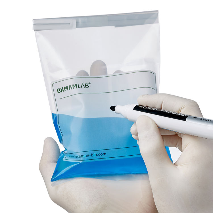 Lab Consumables Iron Wire Sampling Bag Collection Bag With Writing Area Sample Collection Bags - Buy