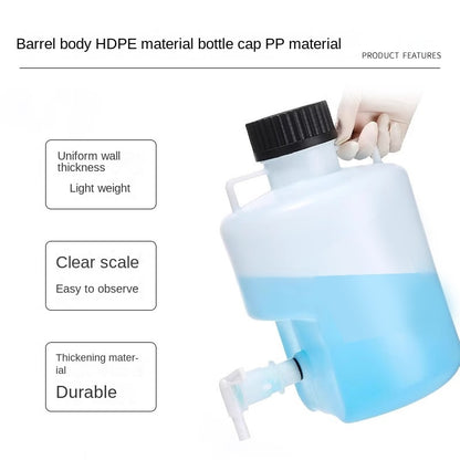 Plastic Drain Storage Bucket HDPE PP Material 5L-25L Distillation Pure Water Lower Bottle
