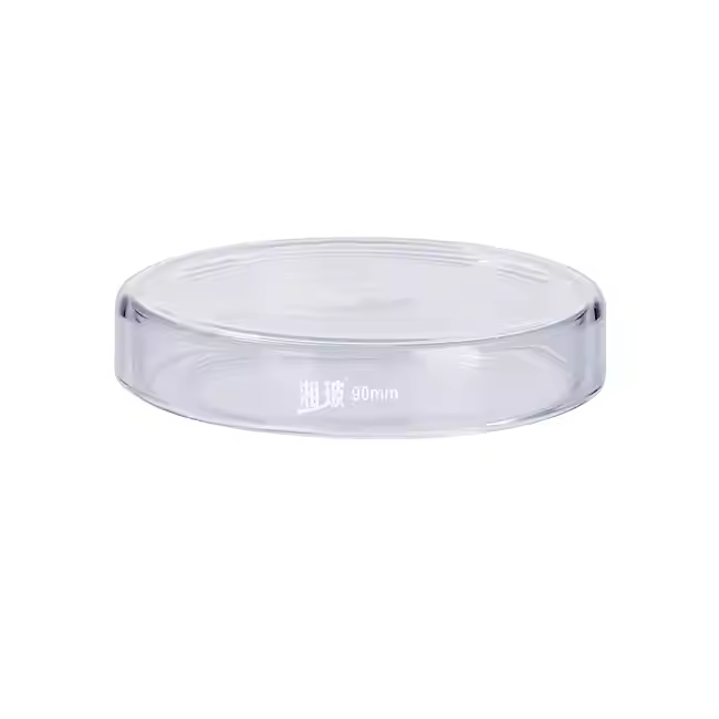 Autoclavable Borosilicate Glass Petri Dishes for Cell Culture Clear Glass Culture Dish Available in 