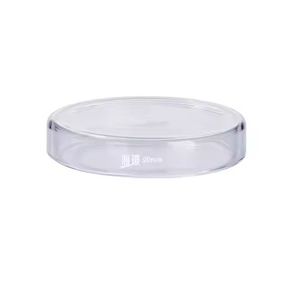 Autoclavable Borosilicate Glass Petri Dishes for Cell Culture Clear Glass Culture Dish Available in 
