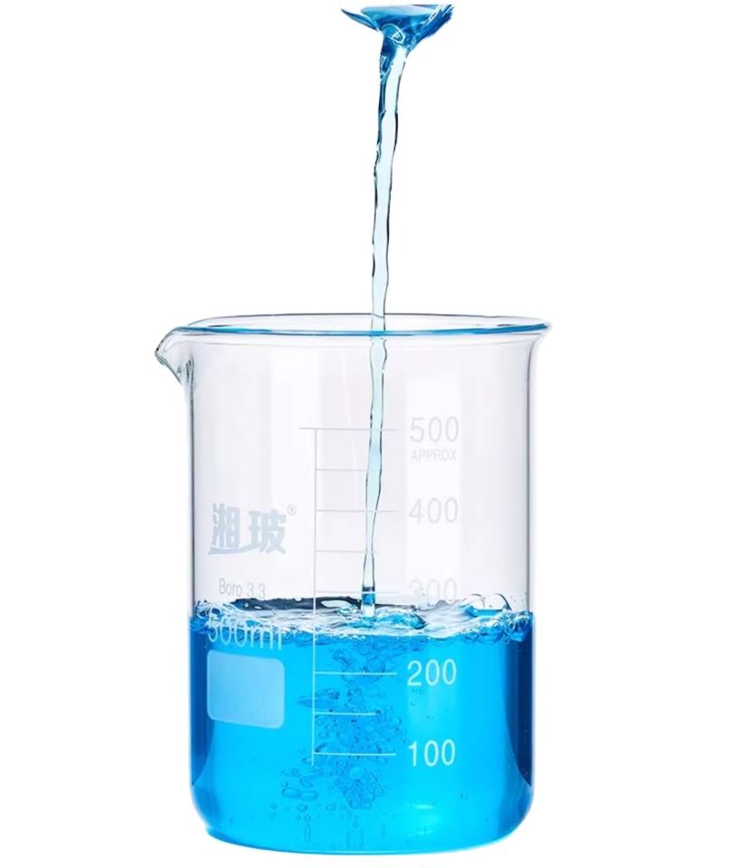 Glass Beaker High Borosilicate 100-2000ml Capacity Low Scale Small Large Measuring Cup High Temperat