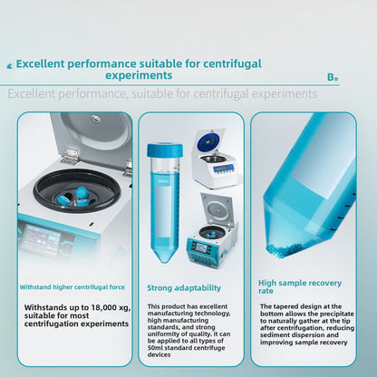 Bio-reaction Tube Suspension Cell Culture Antibacterial Breathable Filter Membrane Cap 50ml Bio-reac