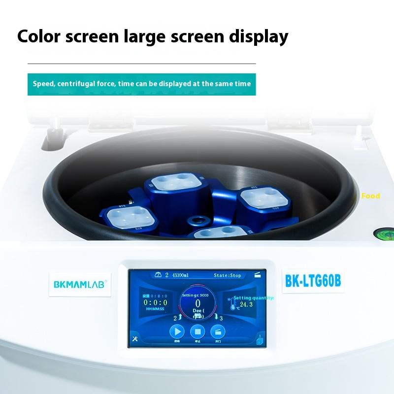 Bio-benchtop Low High Speed Laboratory Refrigerated Centrifuge Plastic Large Capacity Separation Uni