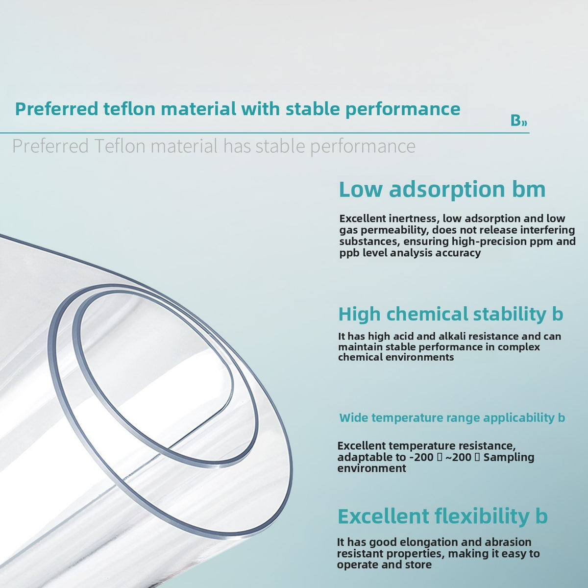 Bikeman Biological PP Material Gas Sampling Bag for Total Non-methane Hydrocarbons 1L 3L 5L 10L
